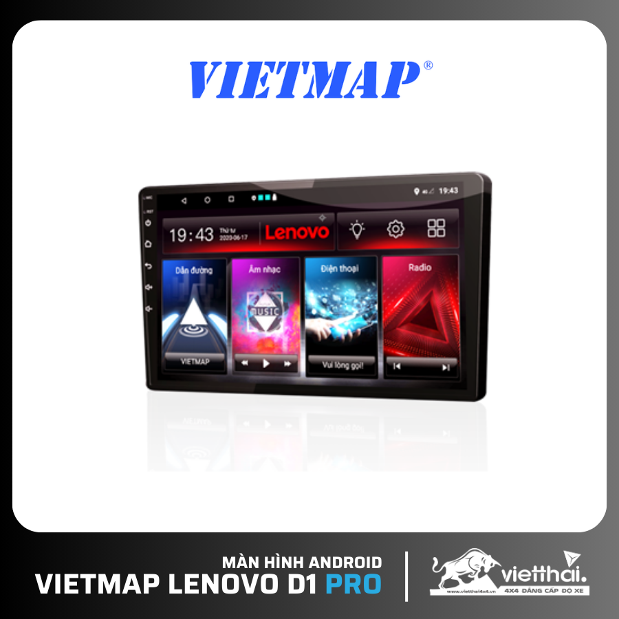 Màn Hình Android VIETMAP Lenovo D1 Pro